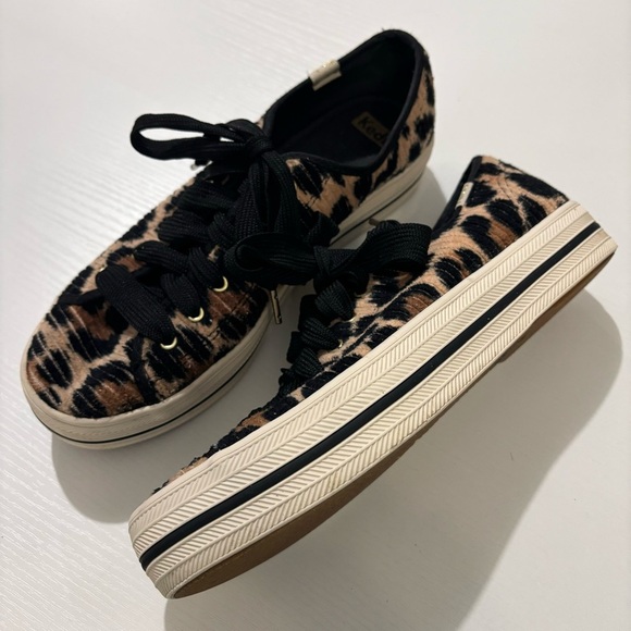 Keds X Kate Spade | leopard platform sneakers - Picture 2 of 9
